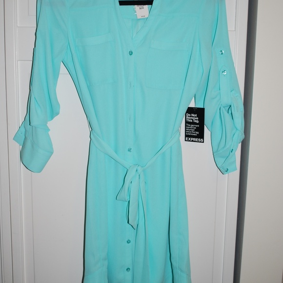 Express Dresses & Skirts - NWT Express tshirt style dress w/ tie sash